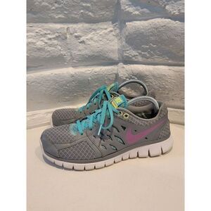 Nike Flex 2013 Run 580440-002 Womens Running Shoes Sneakers Gray Size 7.5